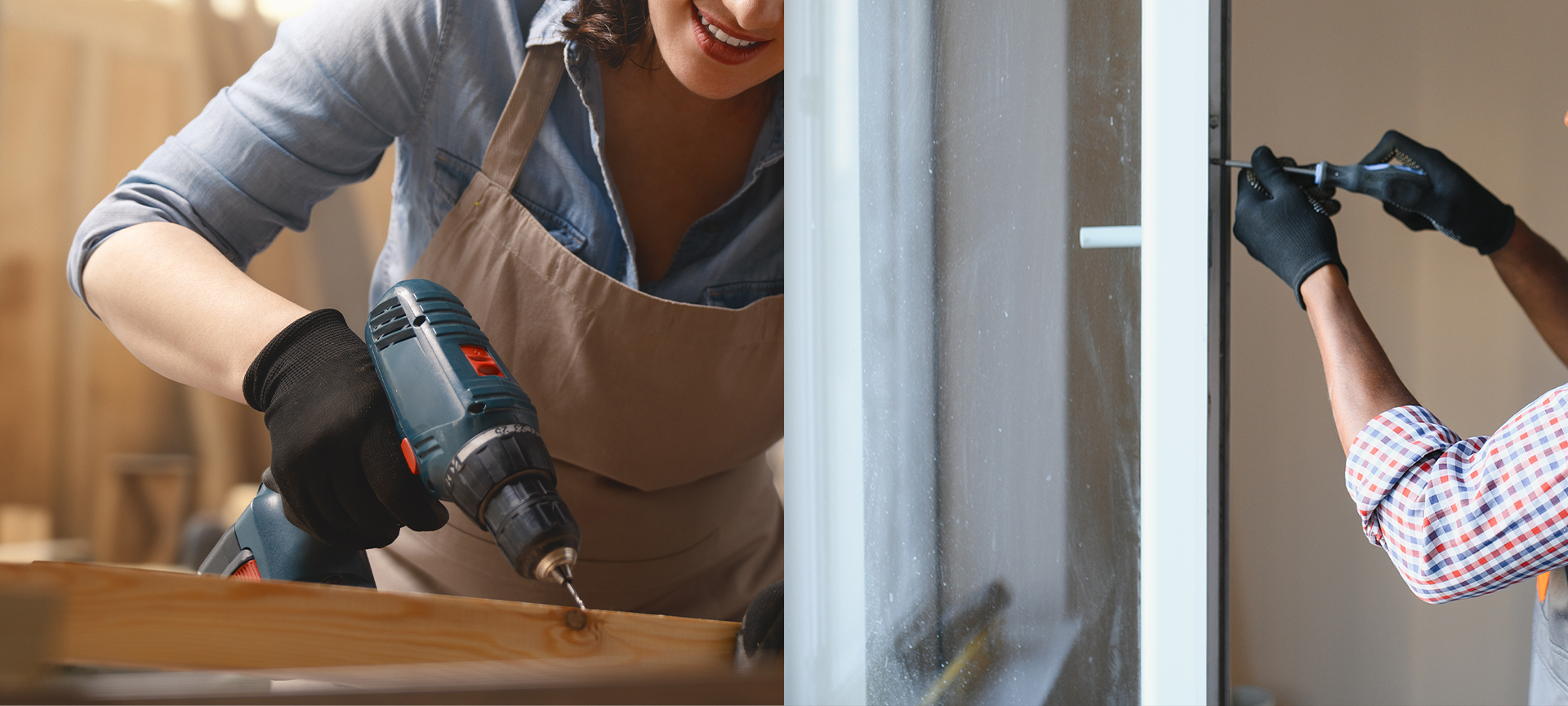 Servicio de manitas a domicilio realizando pequeñas reparaciones y ajustes en el hogar